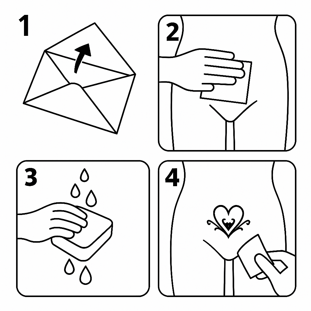 How to Apply Silicone Pasties and Temporary Tattoos